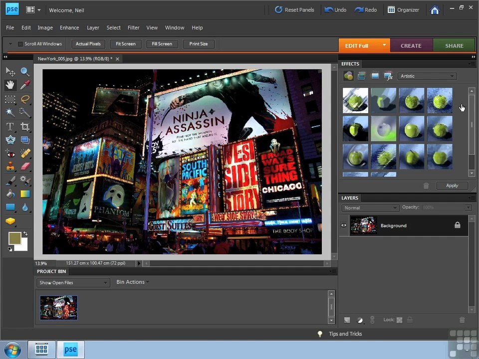 Adobe Photoshop Elements 8 part