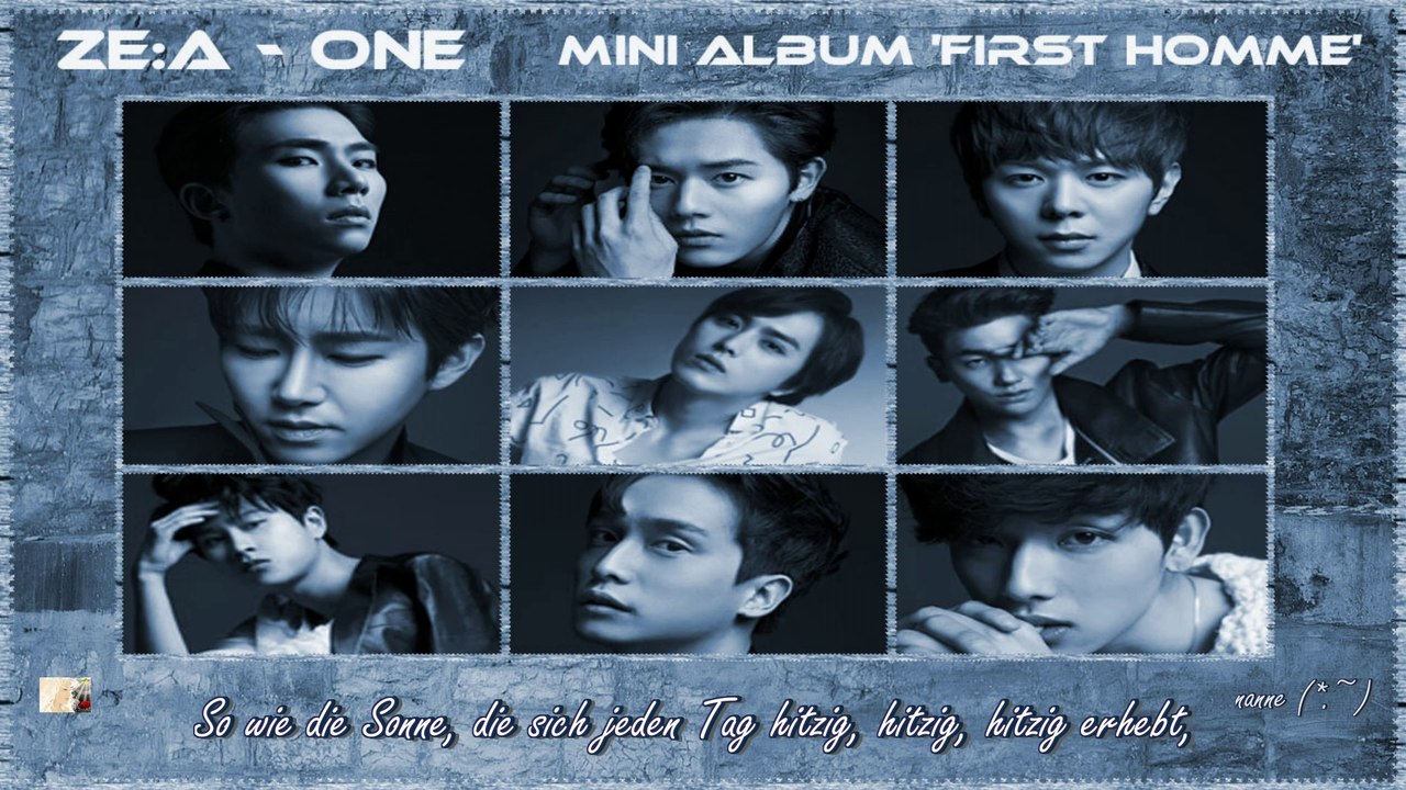 ZE:A - One k-pop [german sub] Mini Album 'FIRST HOMME'