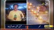 MQM Workers Gone Crazy --- MQM workers burn lamps with their blood to show their support for Altaf Hussain