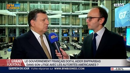 Bernard Ramanantsoa et Benaouda Abdeddaïm, dans Le Grand Journal - 04/06 4/4