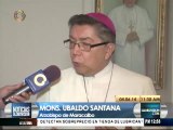 Monseñor Santana:  Hemos dialogado para dar fin a la violencia