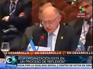 Argentina celebra adaptación de OEA a democracias de AL