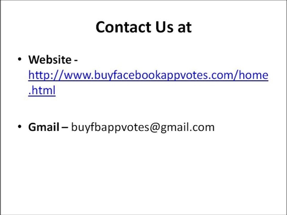 Buy Votes for Online Contest