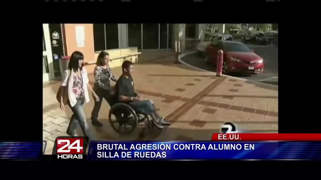 Brutal agresión contra un alumno en silla de ruedas causa indignación en EEUU