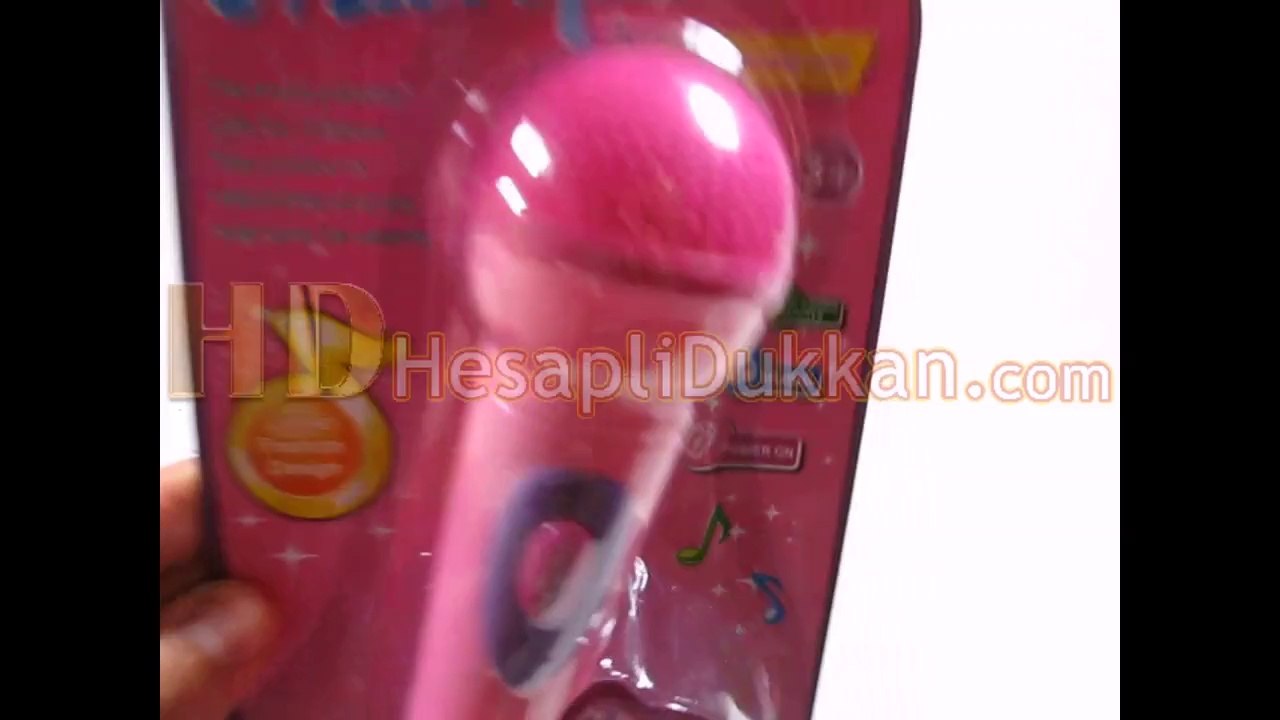 Oyuncak mikrofon sesli ışıklı müzikli toptan oyuncak Hesaplı Dükkan