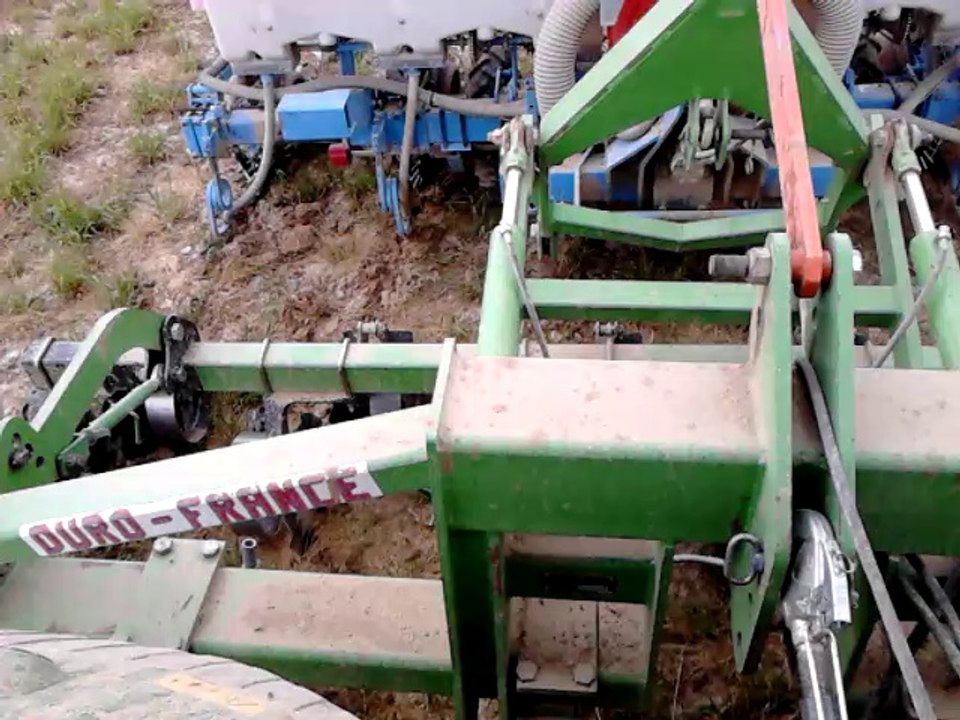 Semis direct de maïs en strip till