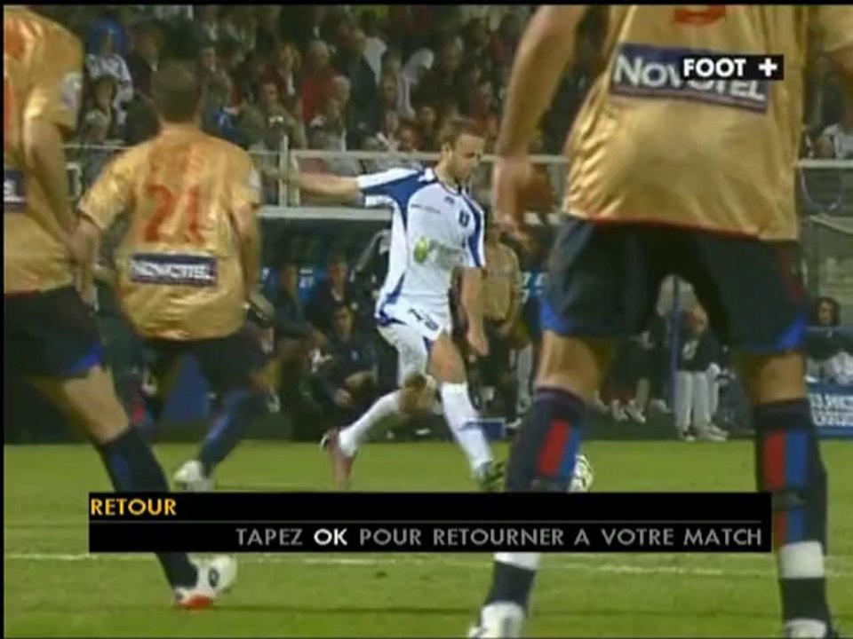 Auxerre - Lyon 1-3 Thomas