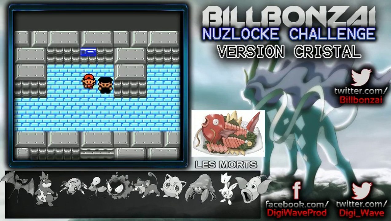 [BillBonzai] Le nuzlocke challenge sur pokemon crystal avec Alfeust (15/24)
