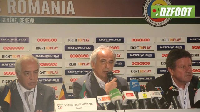 ALG 2-1 ROM : Réaction de Vahid Halilhodzic