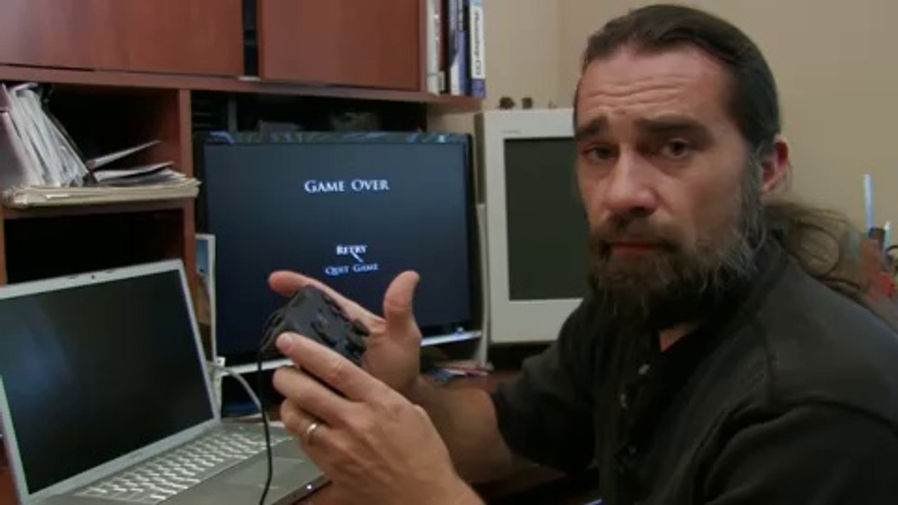 Logitech Dou gamepad controller to playing video games on a personal computer either Windows base or Macintosh