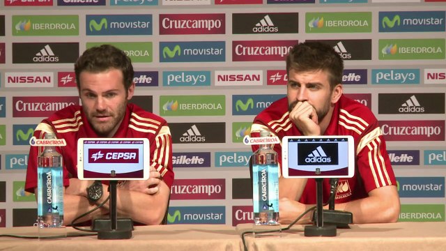 Espanhois mostram confiança antes de amistoso