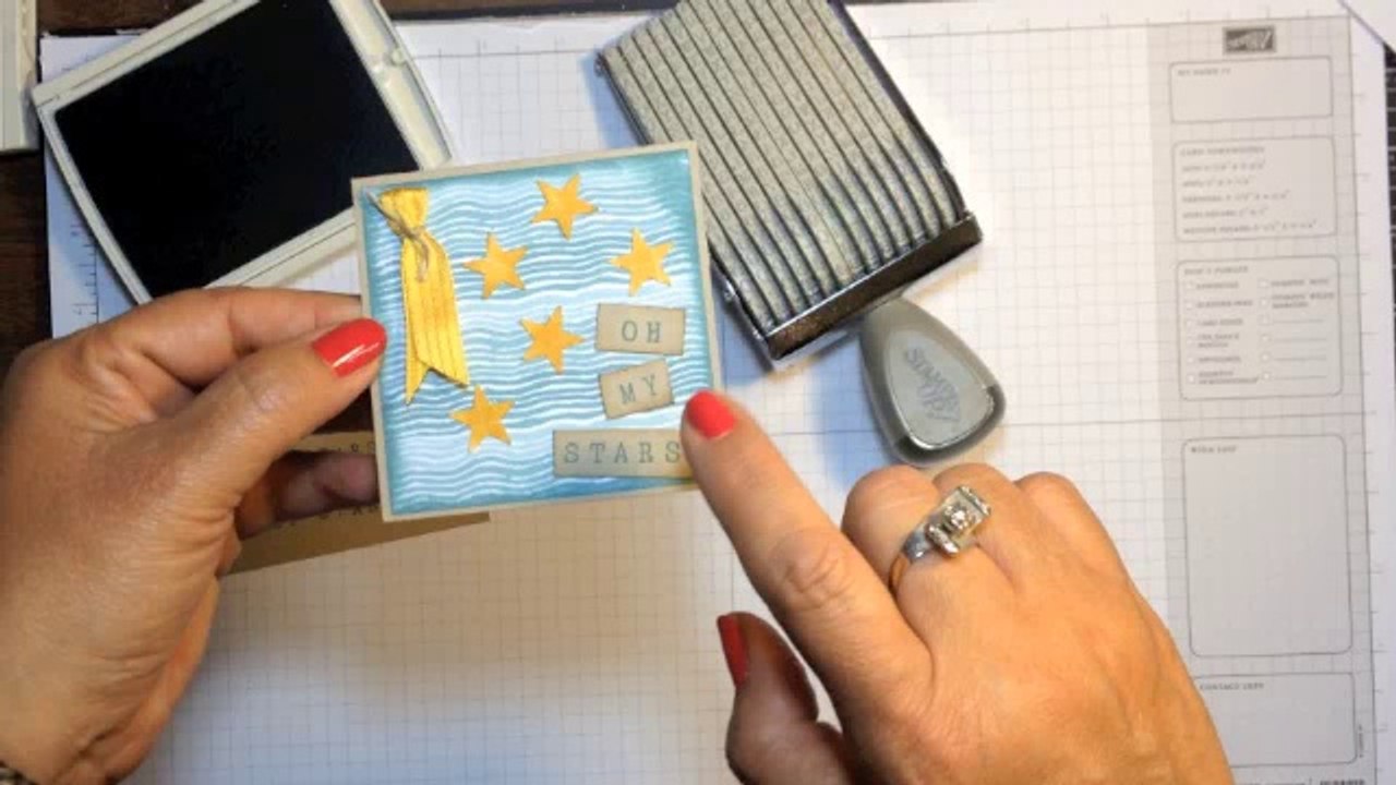 Stampin' Up! Video Tutorial Alphabet Rotary Stamp video Dailymotion