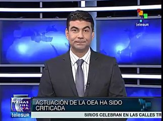 La OEA sin legitimidad para mediar en conflictos de la región