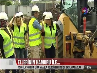 Ellerinin hamuru ile Kepçe operatörü oldular