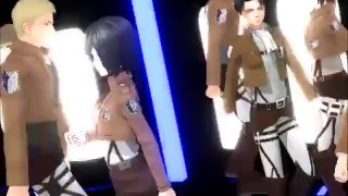 【MMD】One_ Two_ Three! - Attack on Titan_Shingeki No Kyojin