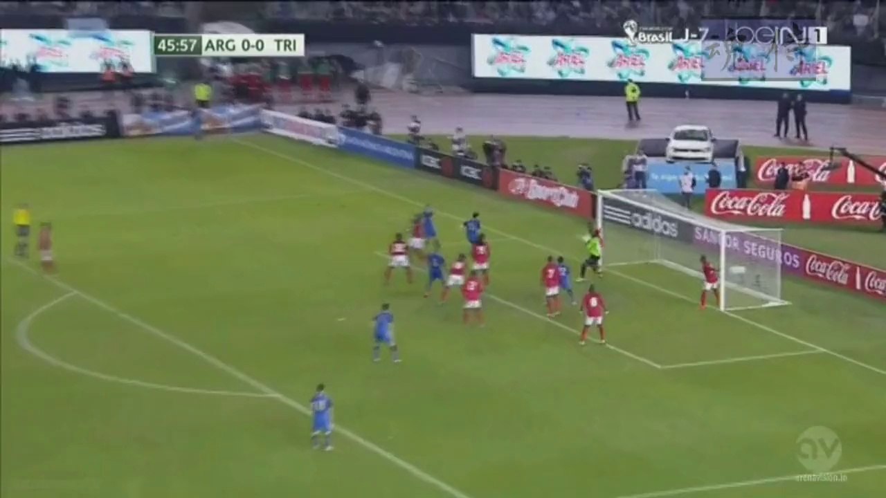 palacio scored the opening goal!!2014 Argentina...