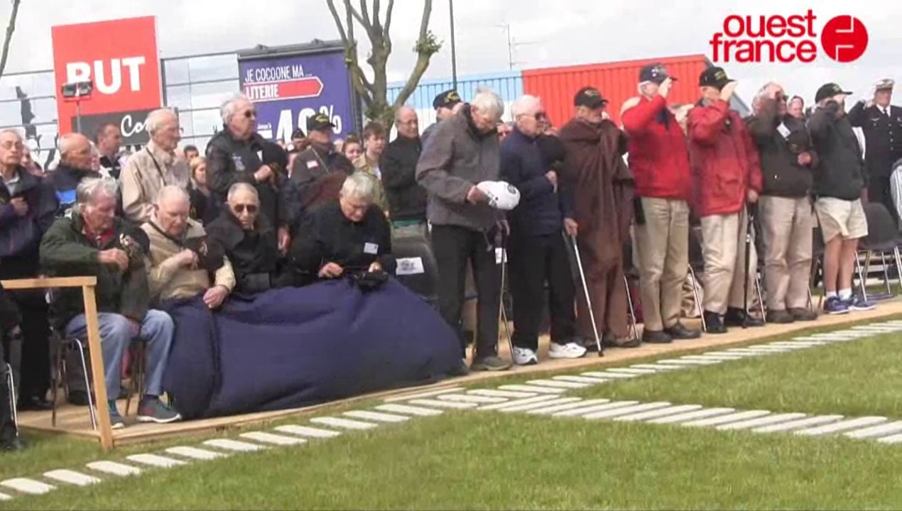 70e D-Day : Des vétérans américains faits Chevaliers de la Légion d'honneur à Carentan
