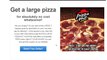 Free pizza hut coupon Get a LARGE 3 TOPPING PIZZA Free Mobile and Fast Food Coupons