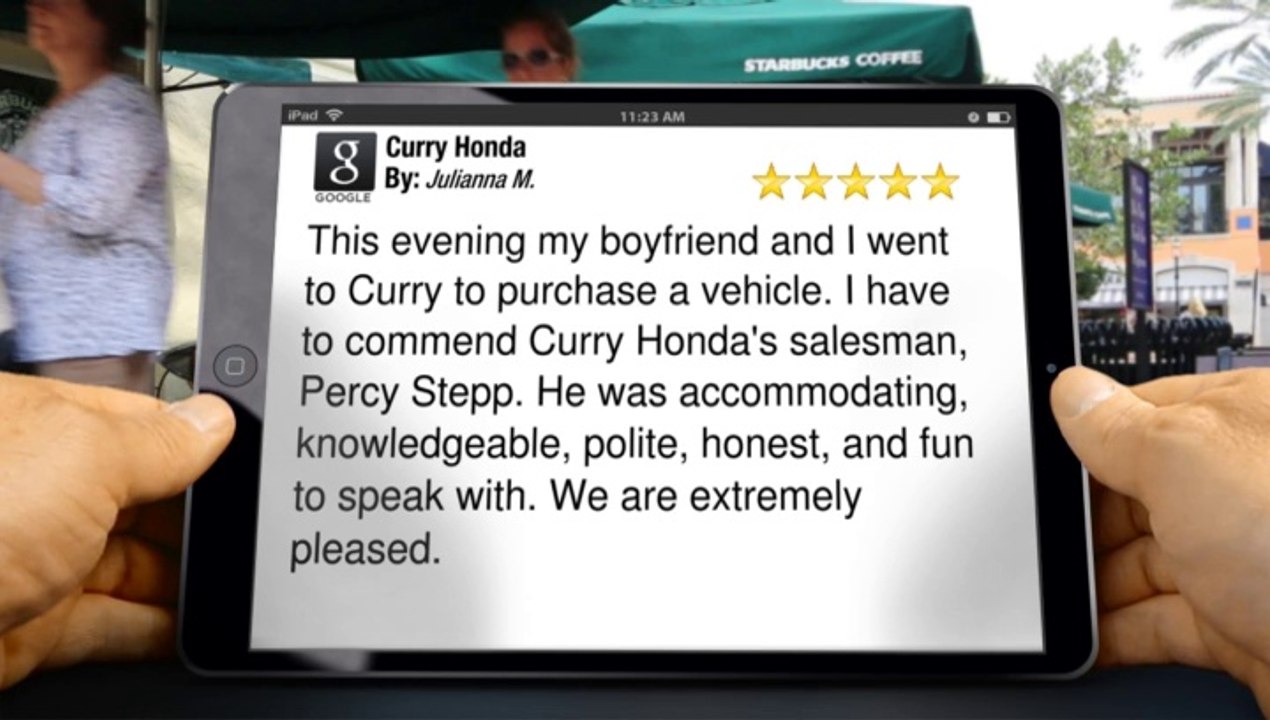 Excellent  Rating  for Curry Honda by Julianna M.