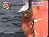 Mr Shibata tries to catch bluefin tuna on Japanese TV show 2007