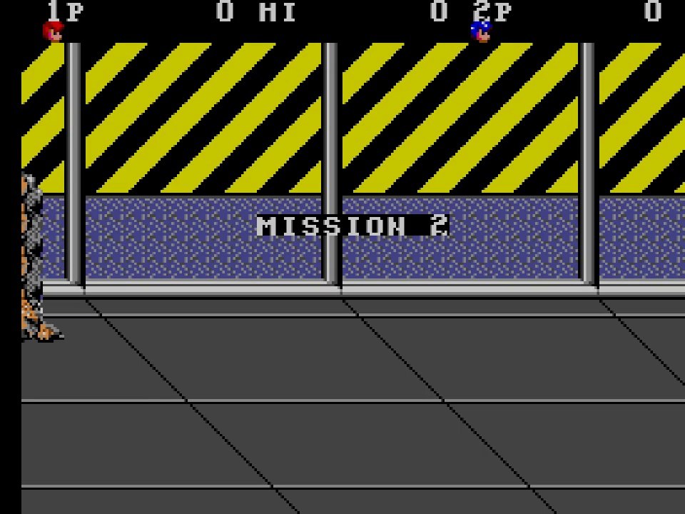 ダブルドラゴン（セガ・マークⅢ）ミッション２