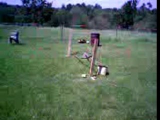 Oxer 80cm, a cru, chute