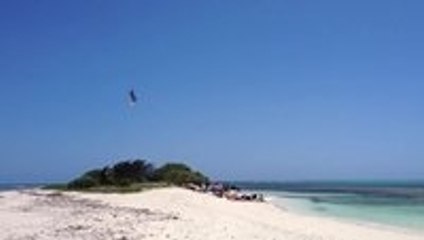 Kiteboarder Jumps Entire Island Like It's Nothing