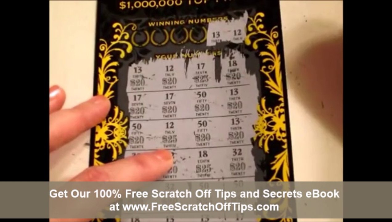 BIG WIN On Tennessee Lottery Black Scratch Off Game