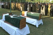 Dunya News - Fateh Jang suicide attack: Col. Zahir Shah and Col. Arshad laid to rest