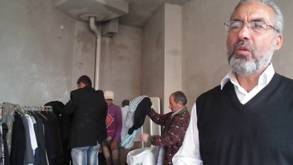 AFŞİN'DE SURİYELİ MÜLTECİLER İÇİN YARDIM NOKTASI OLUŞTURULDU-HALİL DEMİR