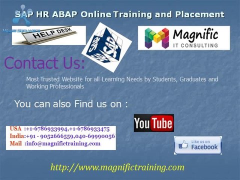 sap abap hr online training classes