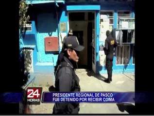 La Fiscalía intervino la sede del Gobierno Regional de Pasco