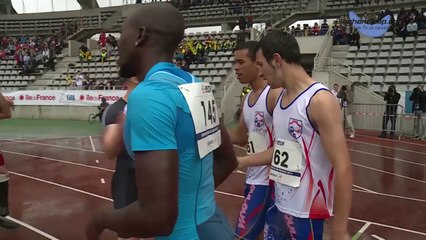 Jean-Baptiste Alaize sur le 200 mètres au Meeting International d'Athlétisme Paris Ile de France - www.bloghandicap.com - La Web TV du Handicap