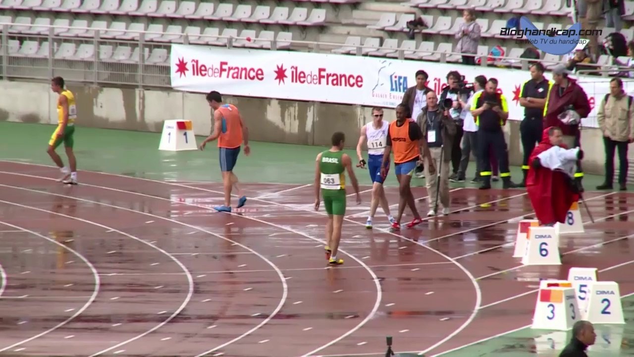 Timothée Adolphe - 100m - Meeting Athletisme Charlety - www.bloghandicap.com - La Web TV du Handicap