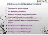 SAP MDG (Master Data Governance) online training