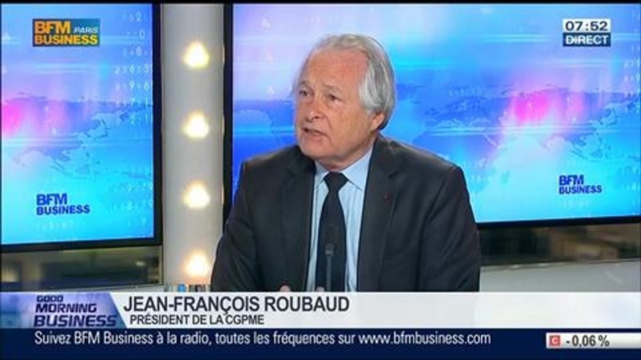 Pacte de responsabilité: "Ce n'est pas cela qui va créer de l'emploi demain matin, il faut prendre d'autres mesures", Jean-François Roubaud, dans GMB - 05/06