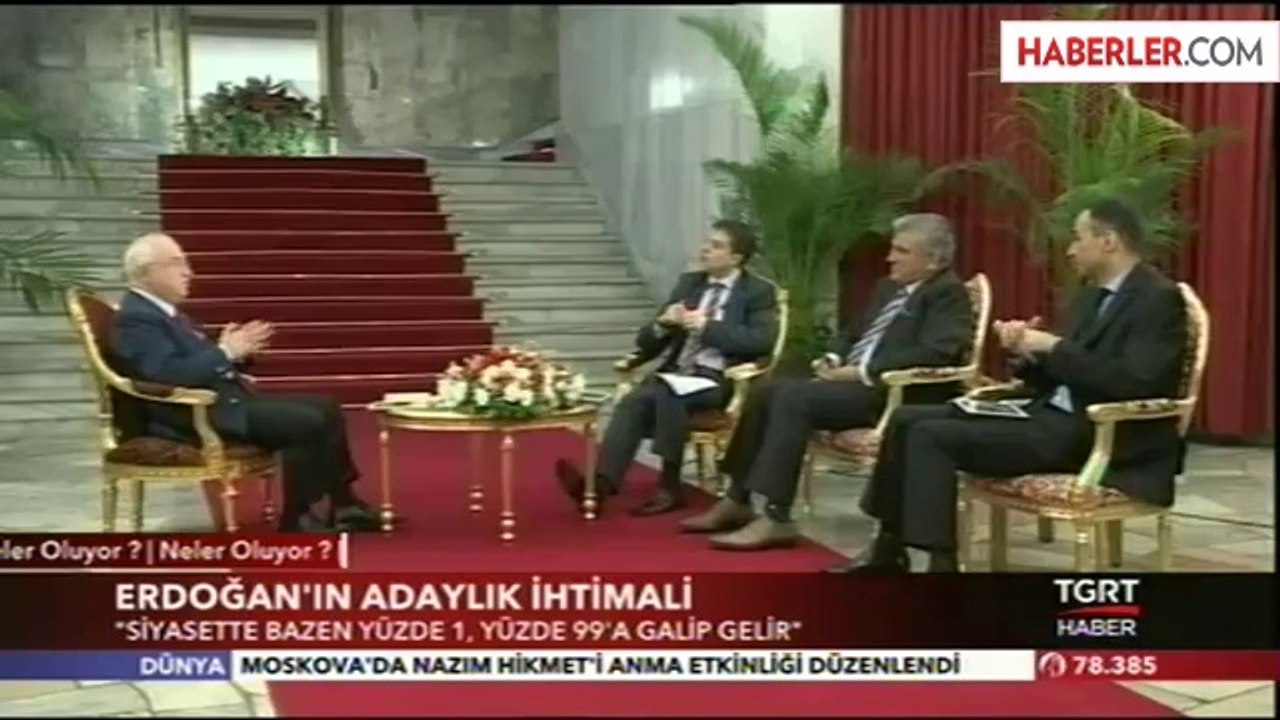 TBMM Başkanı Çiçek'ten Tgrt Haber'e Gündeme İlişkin Açıklamalar