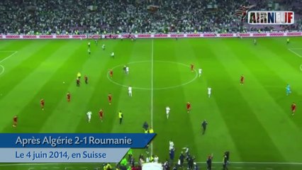 Les supporters algériens envahissent le terrain