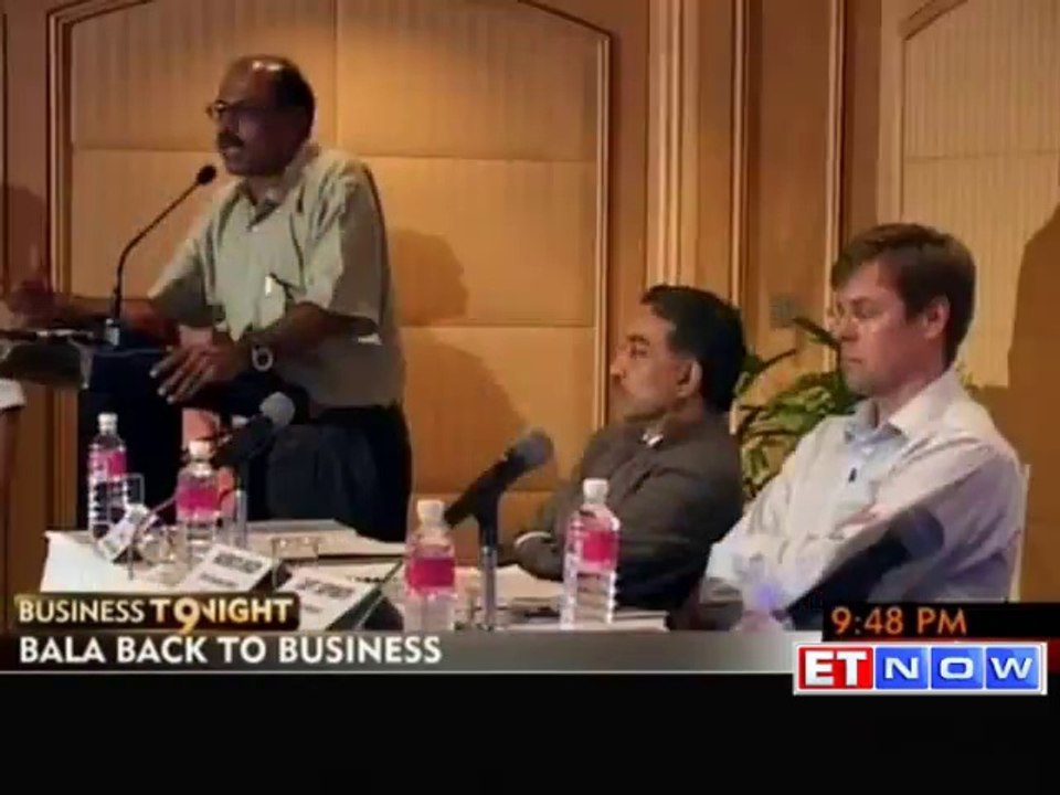 Infosys ex-CFO Balakrishnan back to business