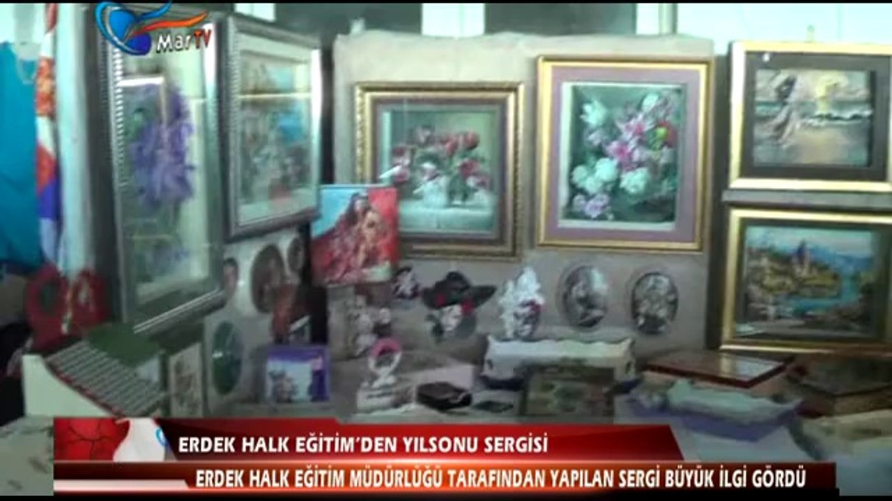 ERDEK HALK EĞİTİMDEN YILSONU SERGİSİ
