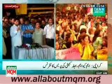 http://www.mqm.org http://www.alalboutmqm.org Chairman All Karachi Tajir Itihhad Atiq Mir visit MQM sit in at Numaish Chowrangi