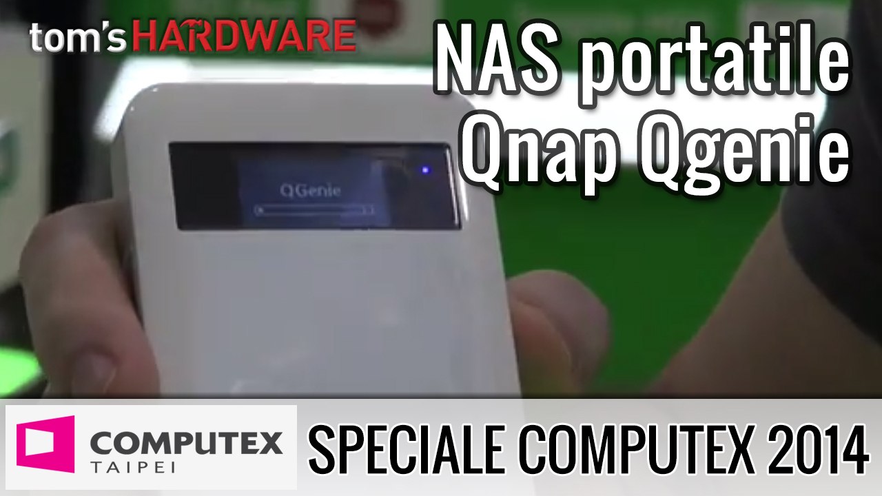 NAS portatile Qnap Qgenie dal Computex 2014