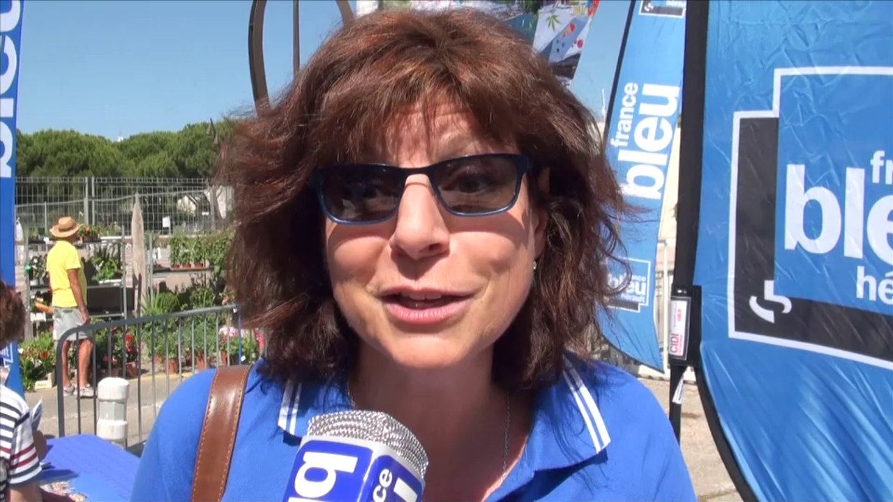 Léopoldine Dufour avec les auditeurs de France Bleu Hérault