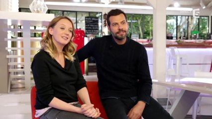 Le Tweetomaton de Ludivine Sagnier et Laurent Lafitte - C à vous - 04/06/2014