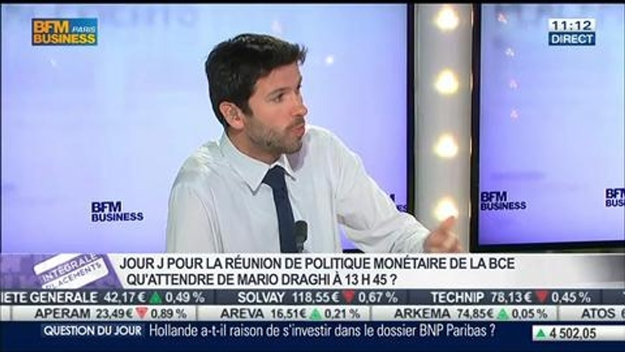 Guillaume Dard VS Eric Bertrand: BCE: taux de dépôt au négatif, est-ce une solution?, dans Intégrale Placements – 05/06 1/2