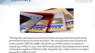 JSB Market Research: Nigeria's Cards and Payments Industry: Emerging Opportunities, Trends, Size, Drivers, Strategies, Products and Competitive Landscape