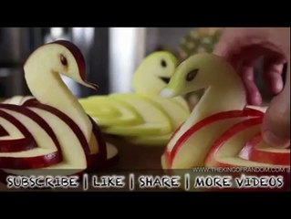 Elma ile yapılan Sanat eseri