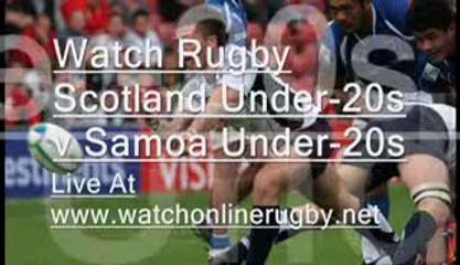 Live Rugby Scotland 20s vs Samoa 20s Here