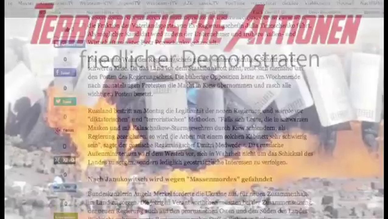 HILFERUFE  Die ukrainische Regierung massakriert Zivilisten!   04.Juni 2014   kla.TV - YouTube