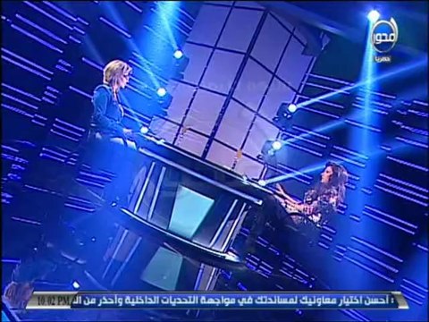 #بين_اتنين : بكاء شديد للفنانة بوسى فى برنامج بين اتنين بسبب المذيعة